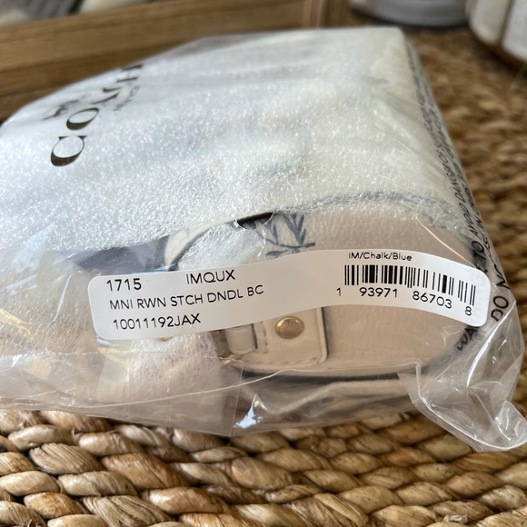 NWT Coach Mini Bennett bag charm/key fob - Picture 4 of 4